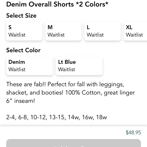 White Birch overalls - Picture 3 of 5